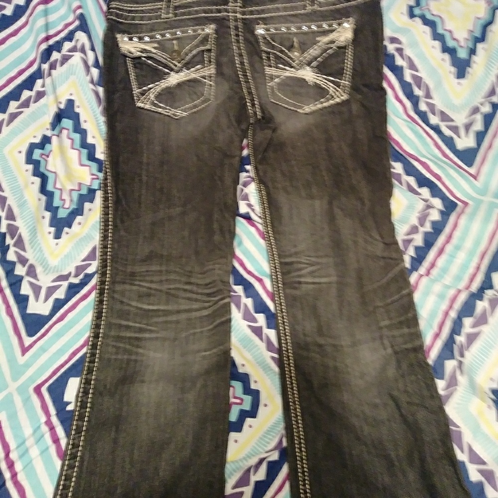Womens sliver jeans